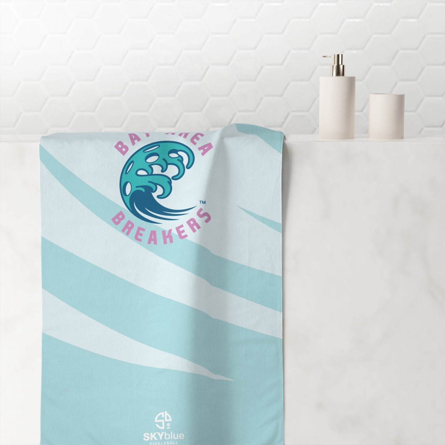 Bay Area Breakers 2025 Turquoise Towel - 30x60"