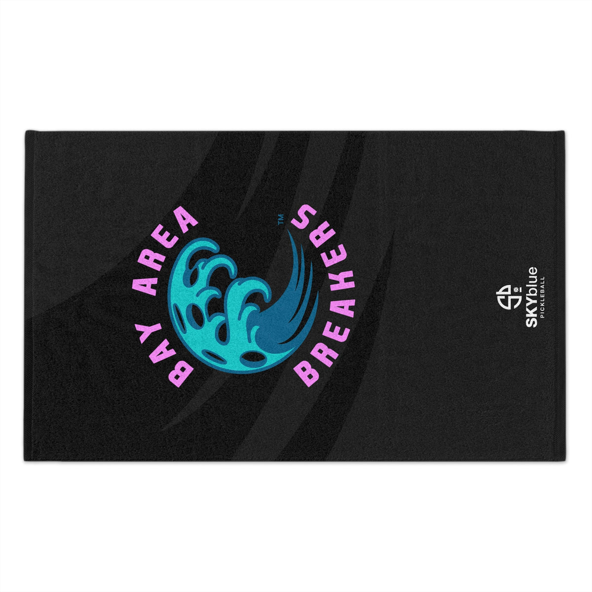 Bay Area Breakers 2025 Rally Towel - 11x18" Black
