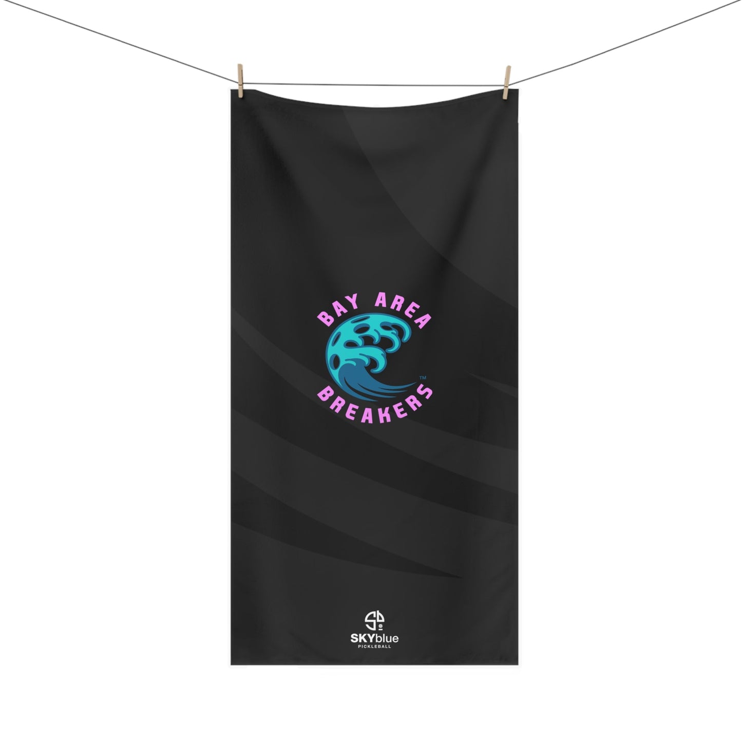 Bay Area Breakers 2025 Black Towel - 30x60"