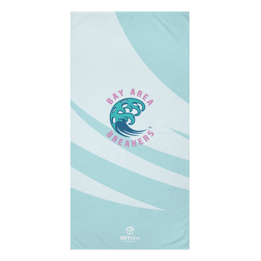 Bay Area Breakers 2025 Turquoise Towel - 30x60"