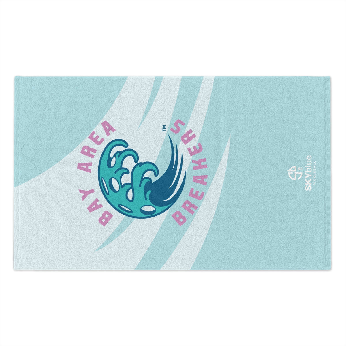 Bay Area Breakers 2025 Rally Towel - 11x18" Turquoise
