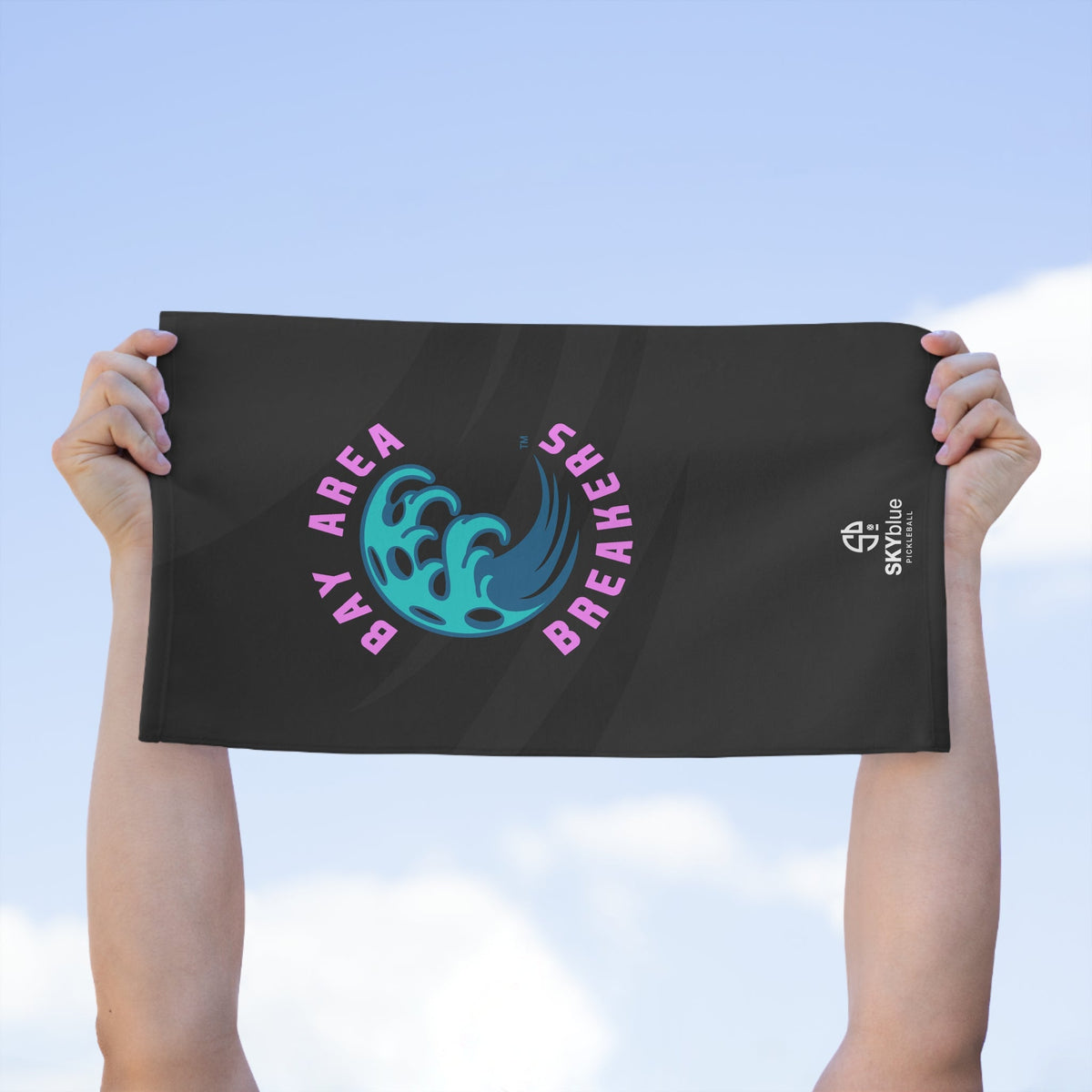 Bay Area Breakers 2025 Rally Towel - 11x18" Black