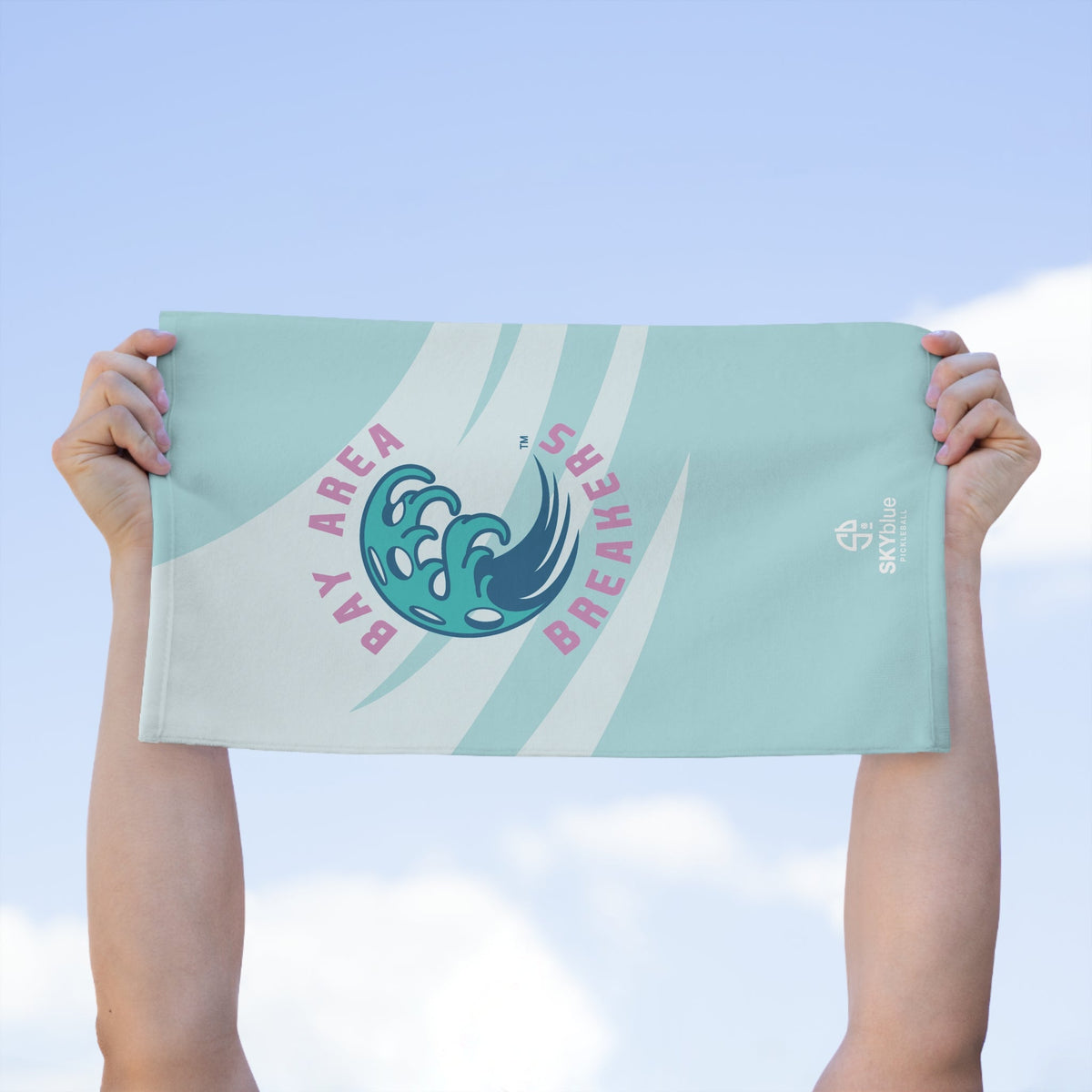 Bay Area Breakers 2025 Rally Towel - 11x18" Turquoise
